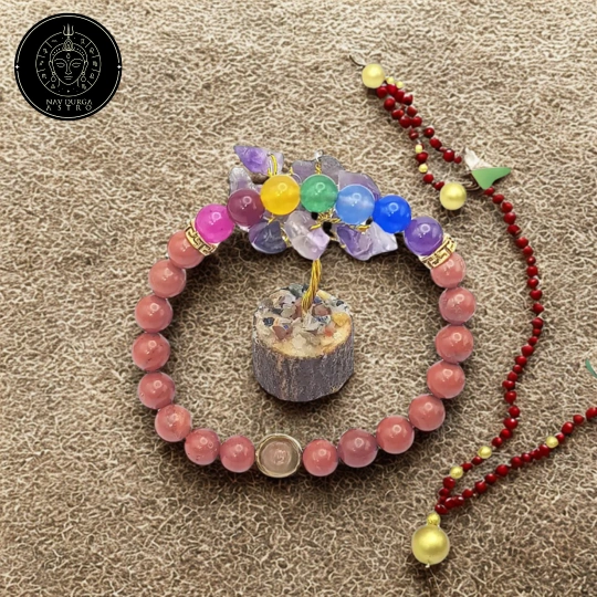 Jasper 7 Chakra Bracelet - Helps with Money and Business